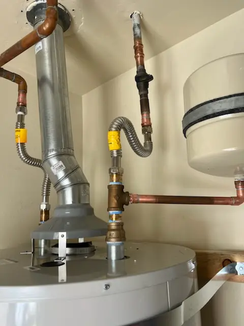 Water heater installation and plumbing repair in Broadlands