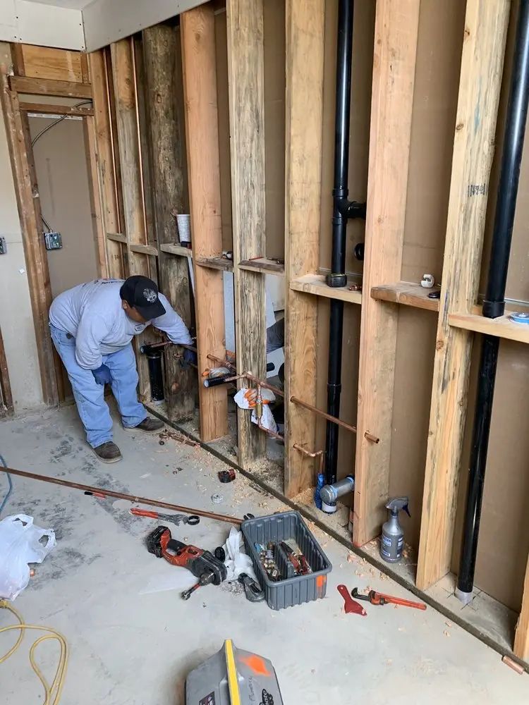 Commercial rough-in plumbing for Gas Line Repair in Broadlands